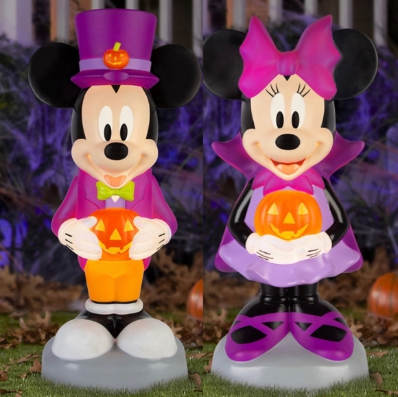 Disney Other 222 Disney 2ft Mickey Mouse Minnie Mouse Halloween